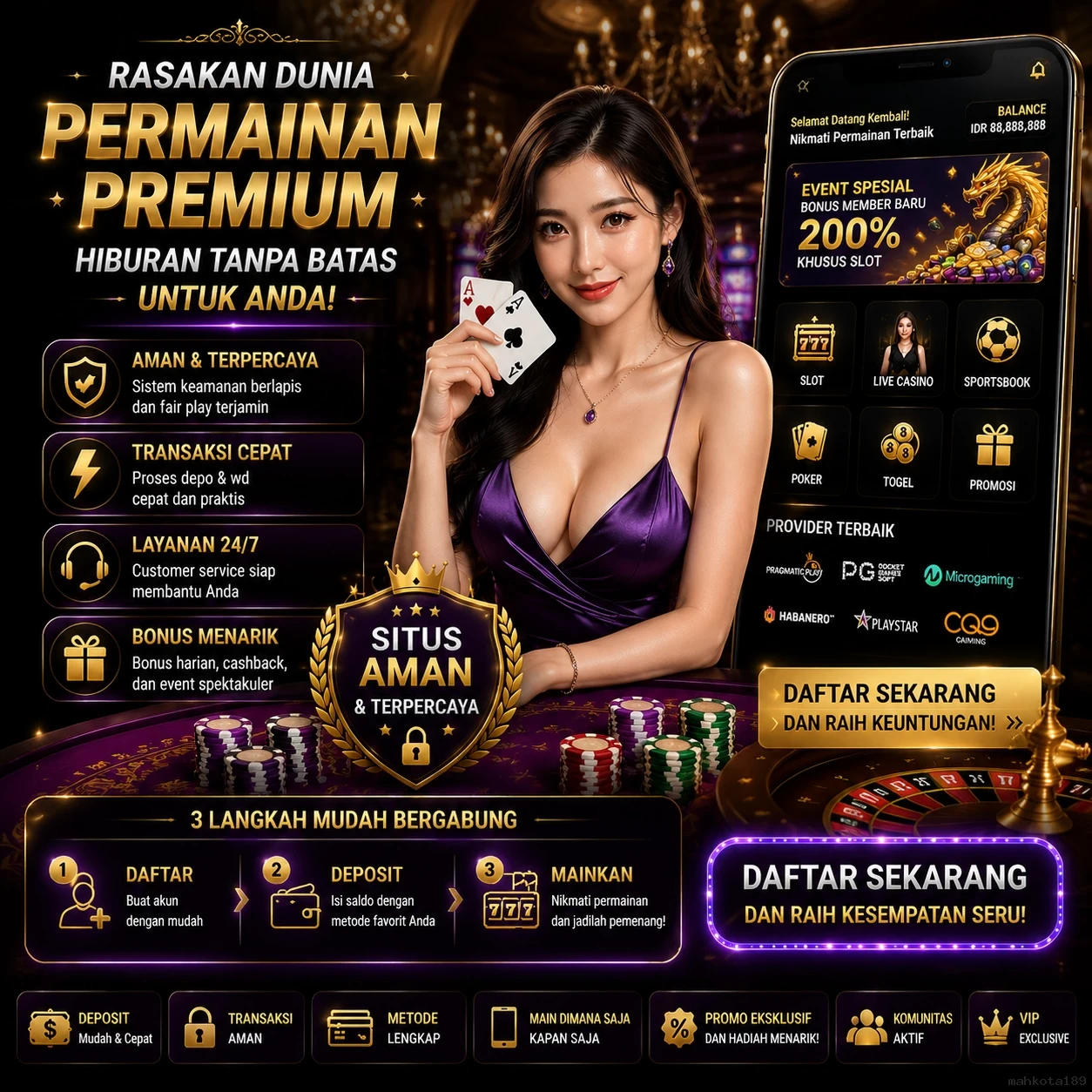 Grafik Performa mahkota189 APK pada Berbagai Kategori Perangkat